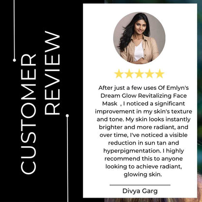 Dream glow revitalizing face mask